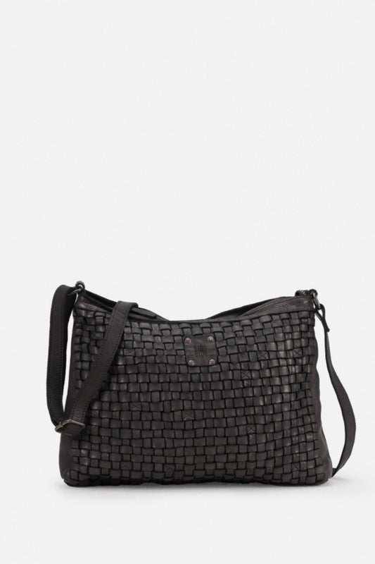 KANSAS - Medium Braided Crossbody Bag