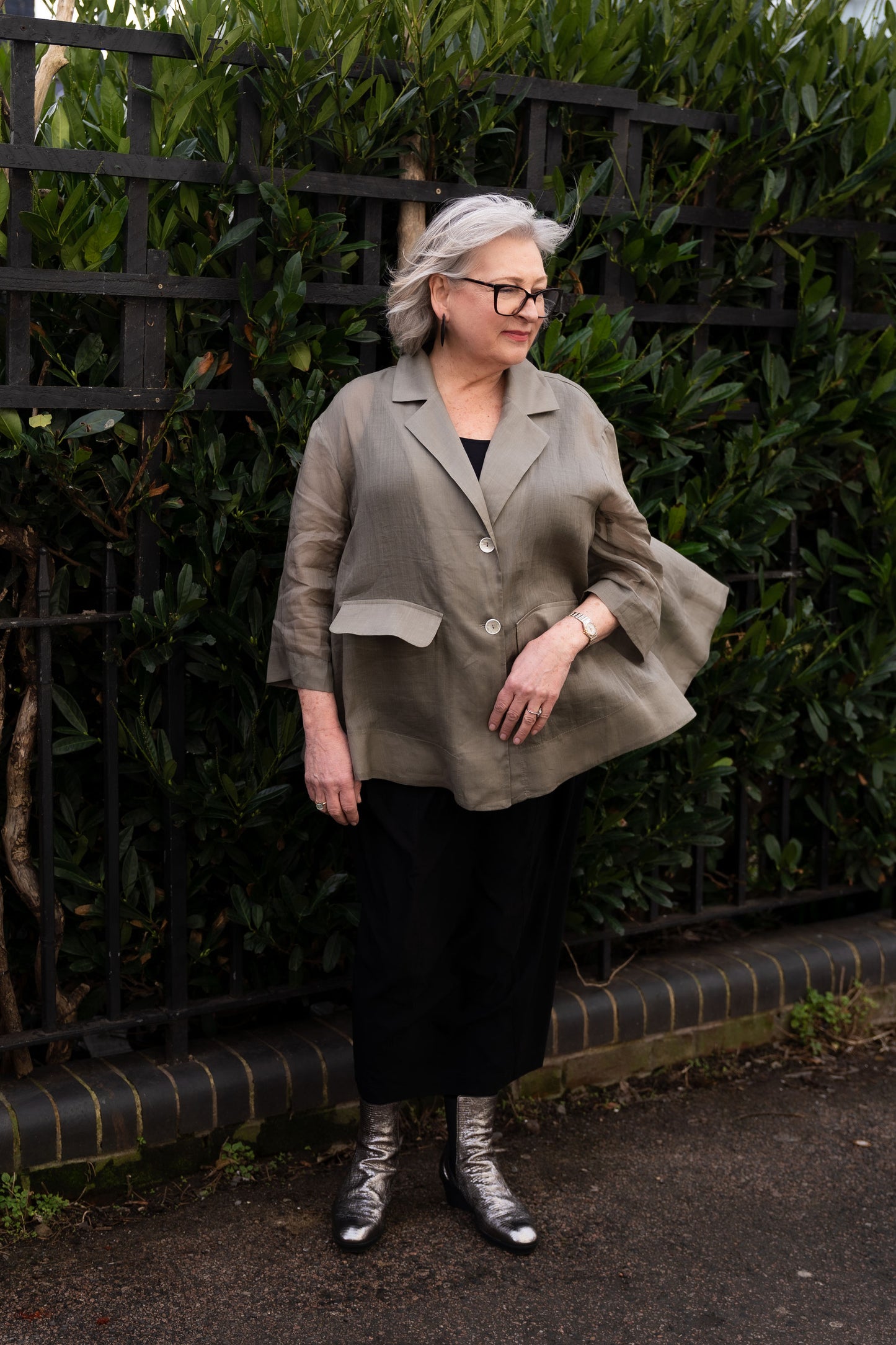 Finest Linen Sheer Jacket
