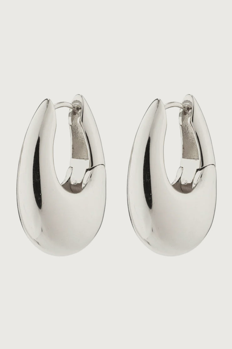 Chunky Silver Earrings