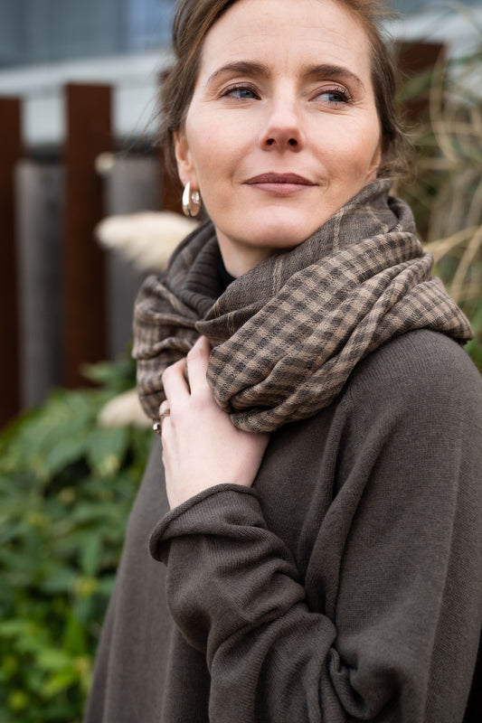 Chartouche Check Scarf