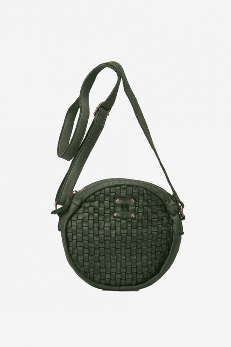 WOVEN - Round Crossbody Bag