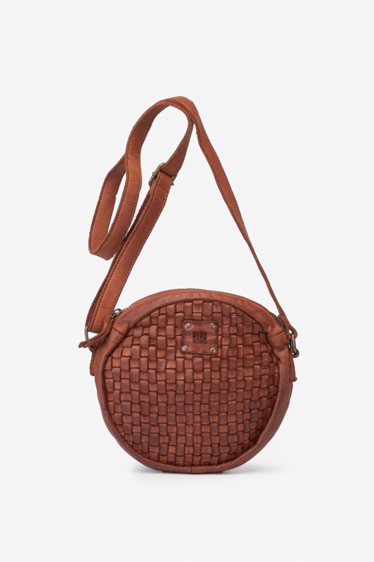 WOVEN - Round Crossbody Bag