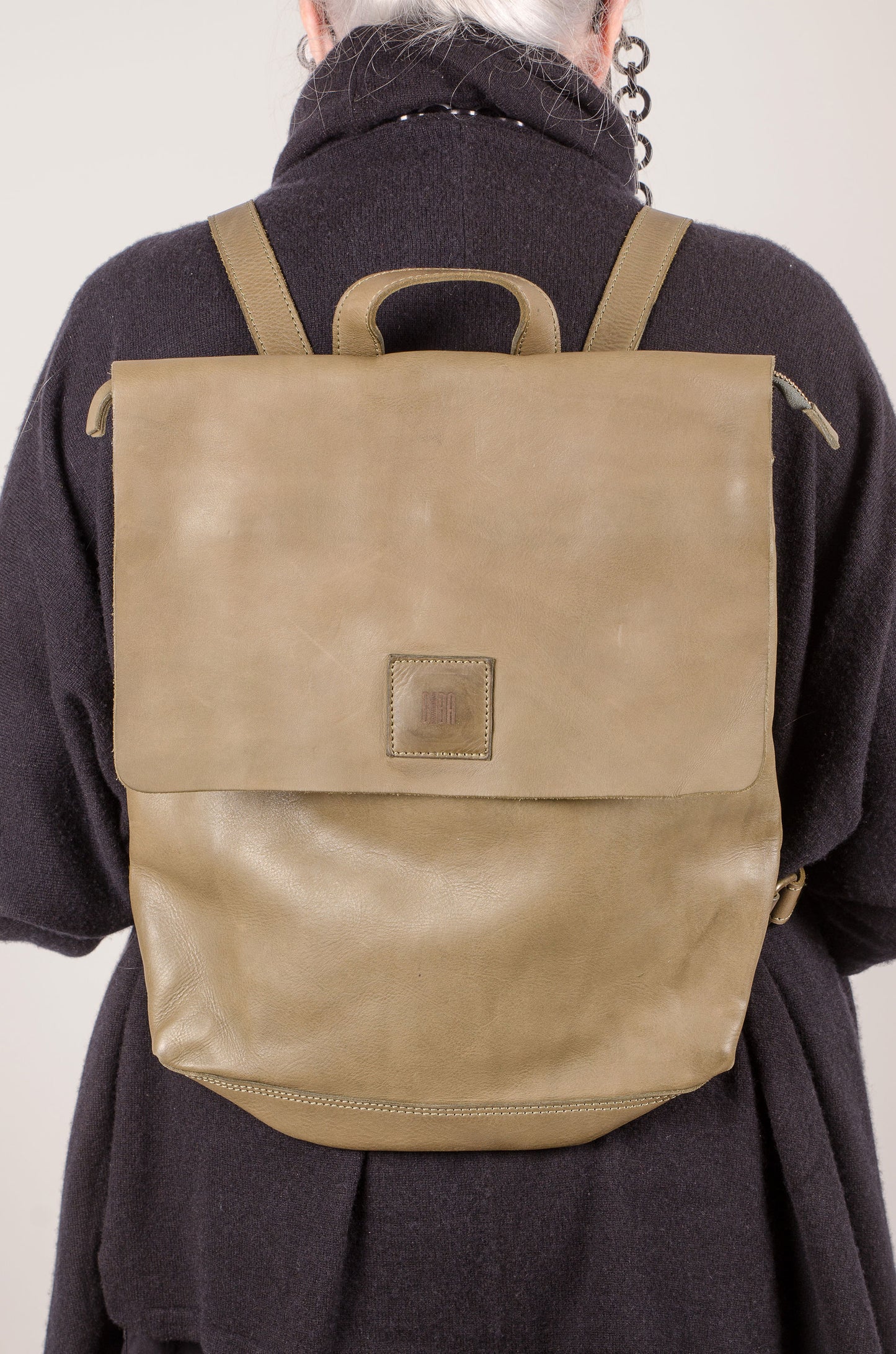 BOSTON- Leather Backpack