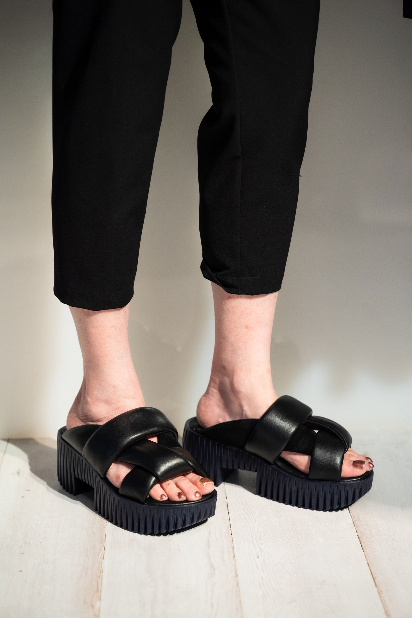 4CCCCEES - Black Sandals