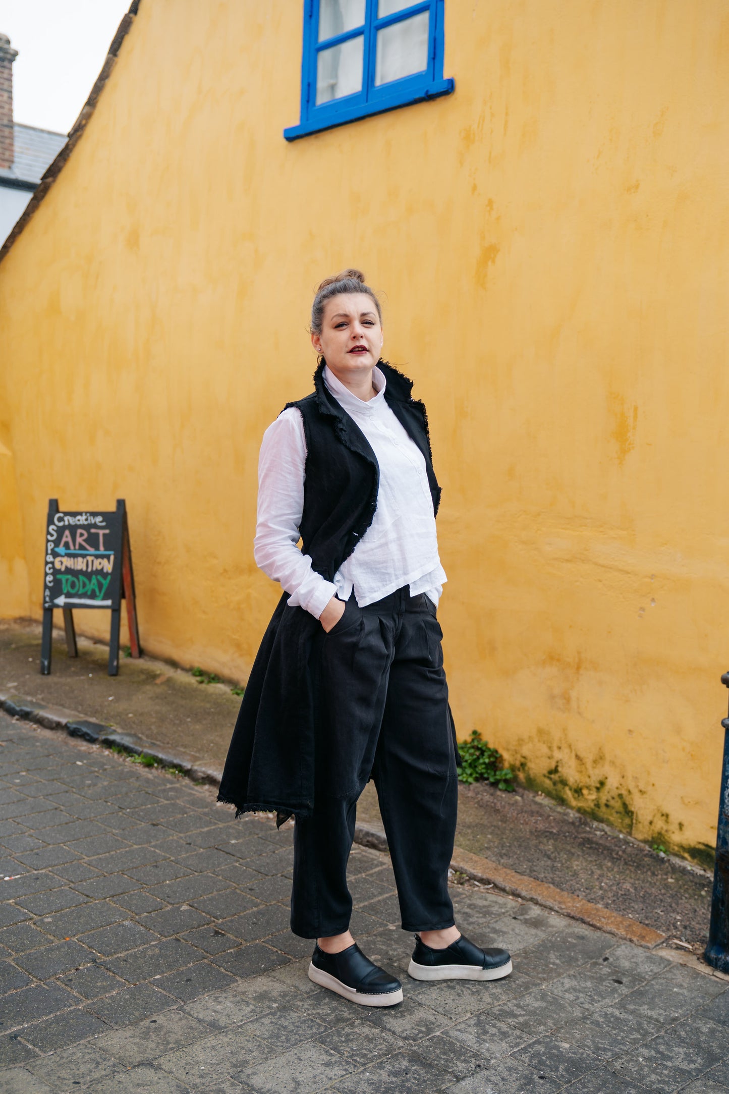 BACI - Black Longline Waistcoat