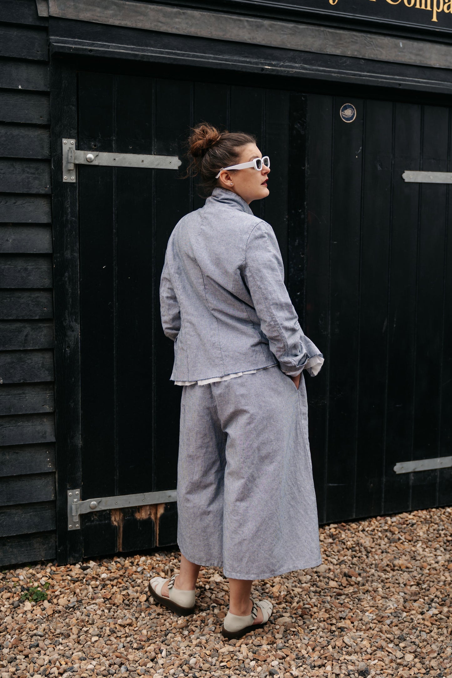 BACI - Pinstripe Blue Culottes
