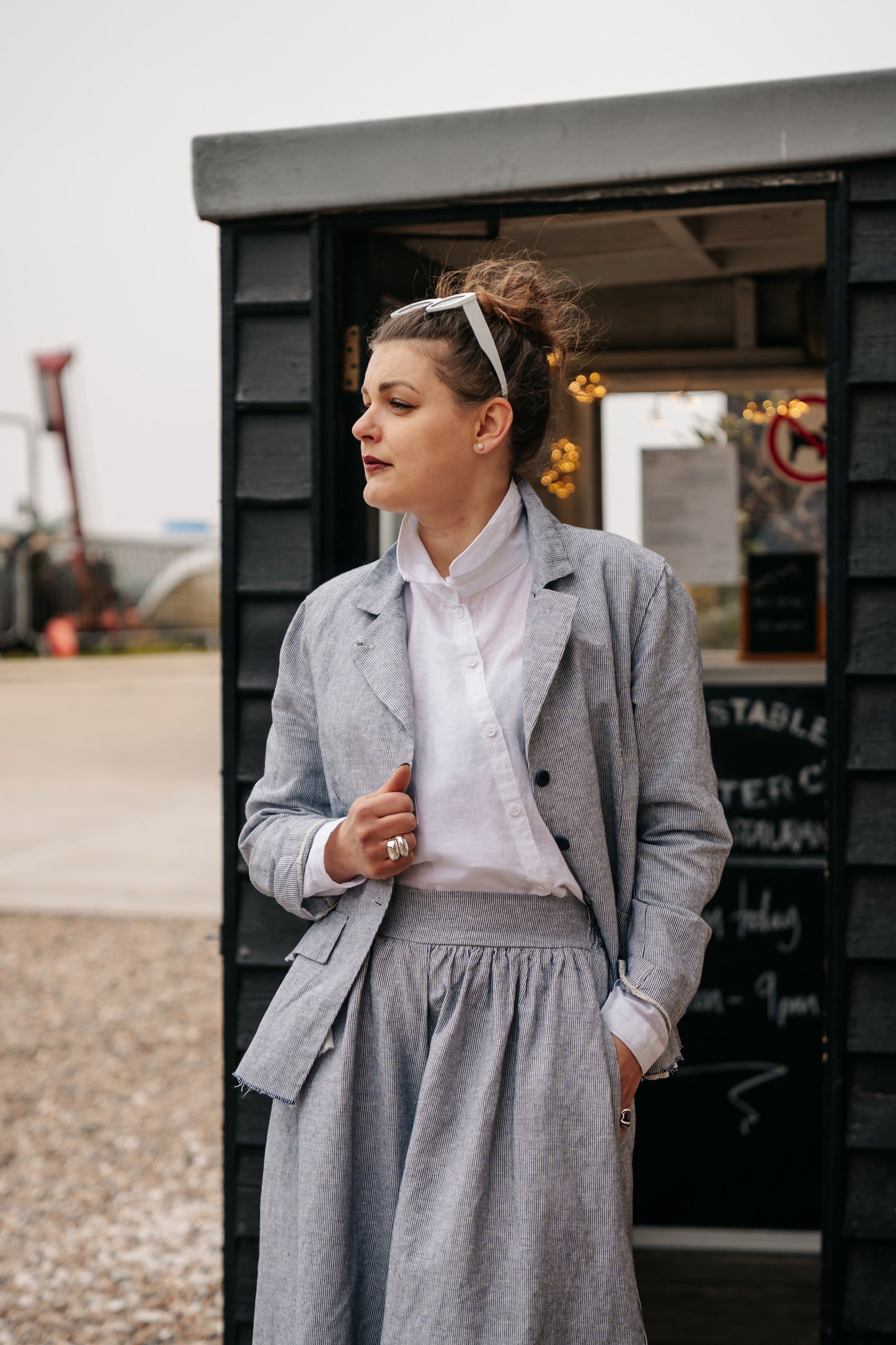 BACI - Pinstripe Blue Jacket