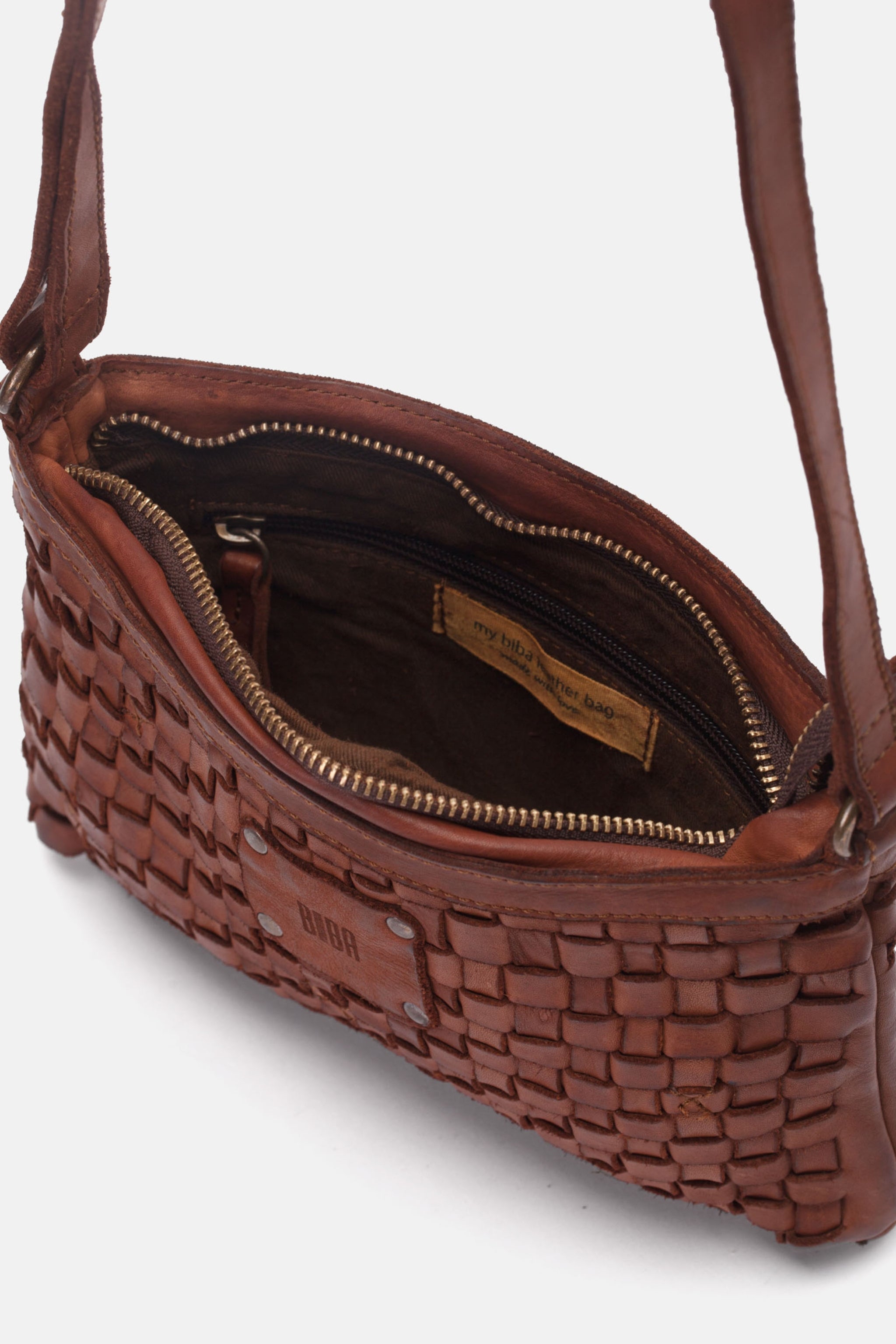 KANSAS Small Braided Crossbody Bag