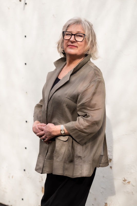 Finest Linen Sheer Jacket