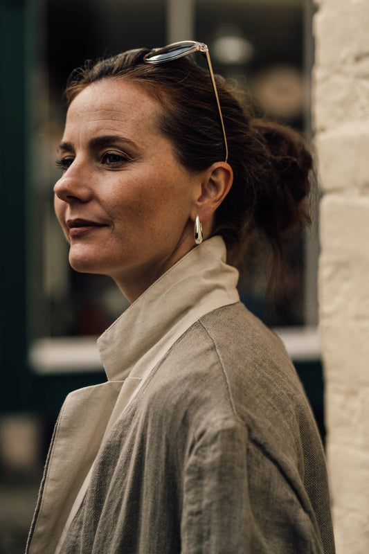 Chunky Silver Earrings