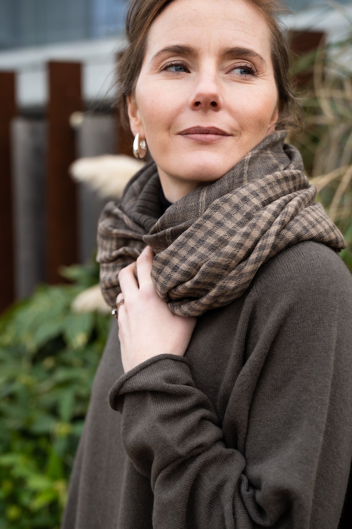 Chartouche Check Scarf