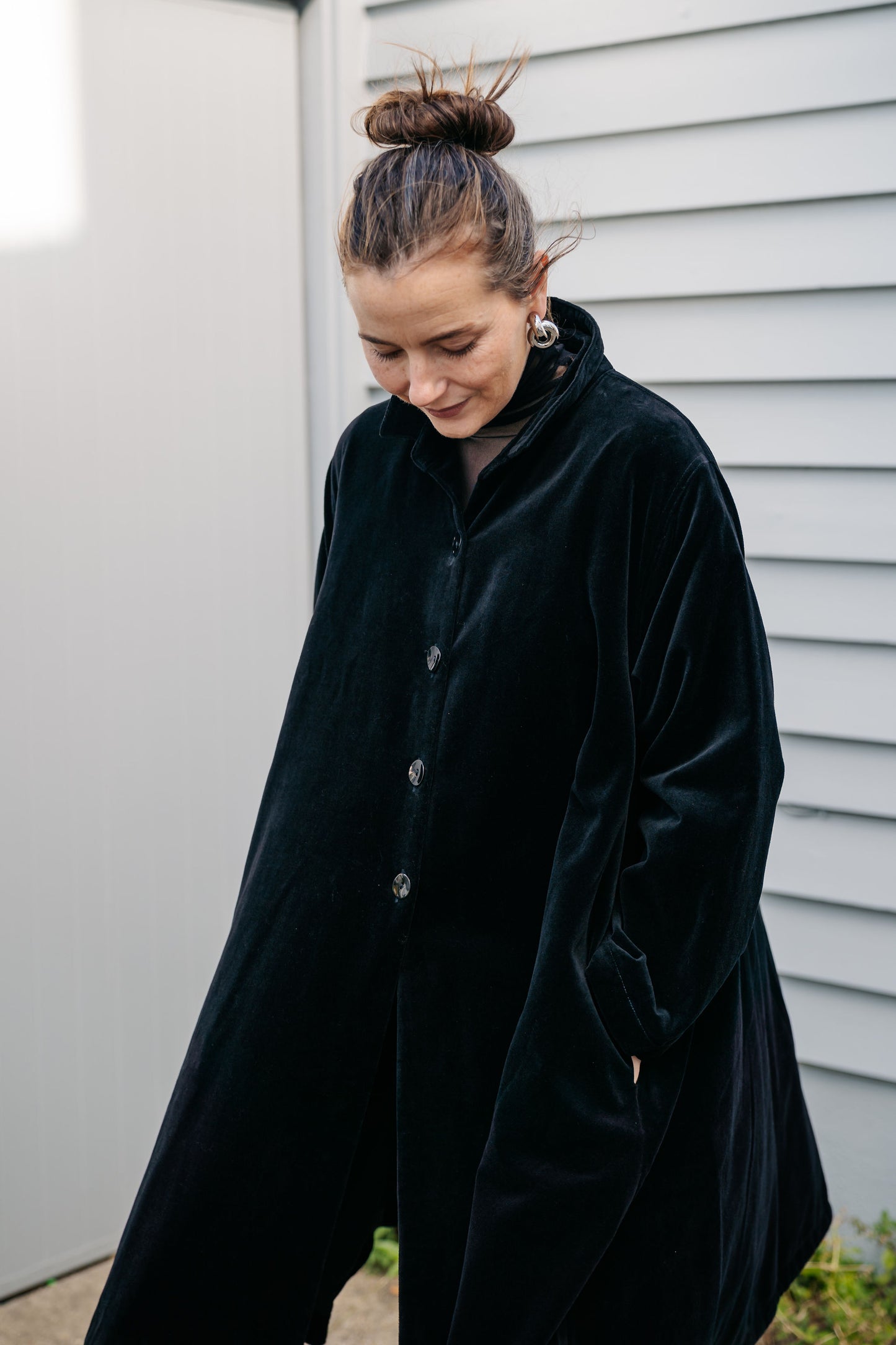 Black Velvet Coat