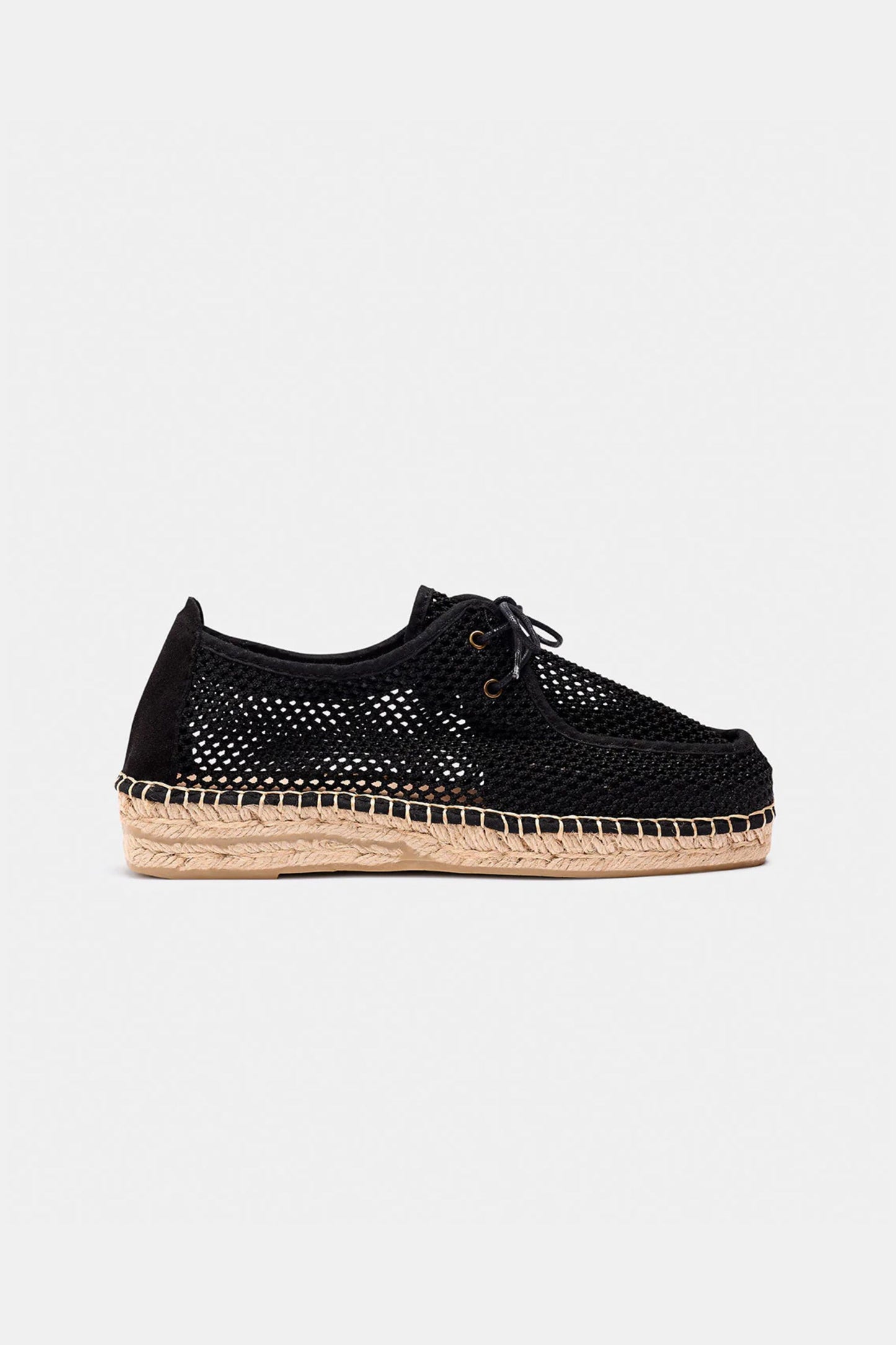 Black Mesh Wallabees