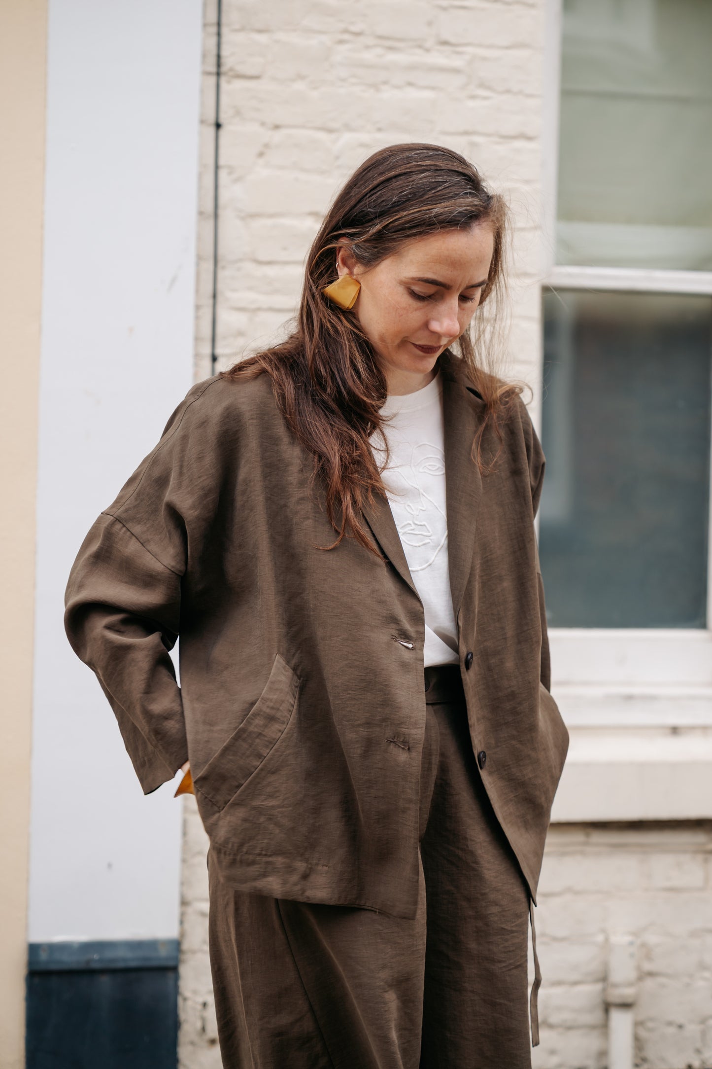 French Tencel Jacket