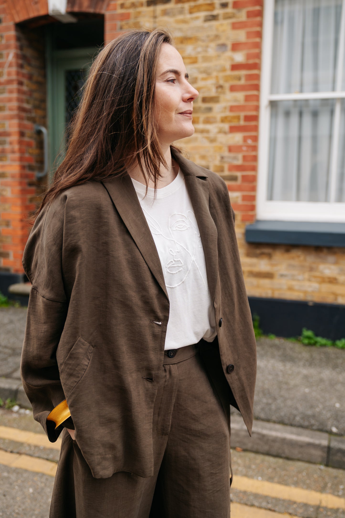 French Tencel Jacket