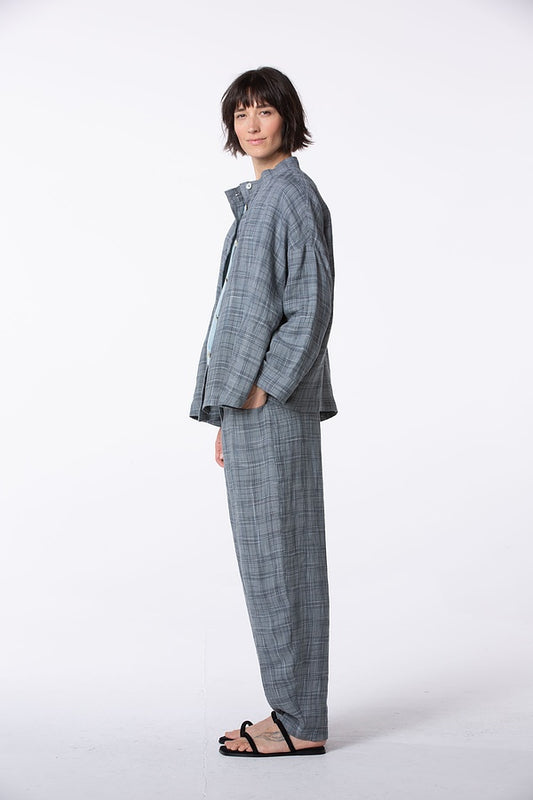 OSKA - Linen Check 547 Trousers