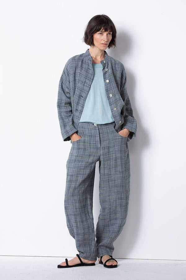 OSKA - Linen Check 547 Trousers