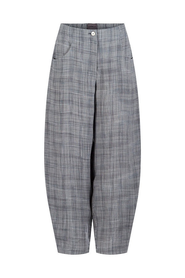 OSKA - Linen Check 547 Trousers