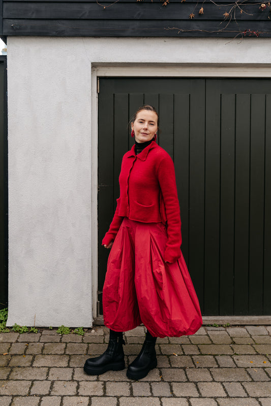 RUNDHOLZ BLACK LABEL - Red Tulip Skirt
