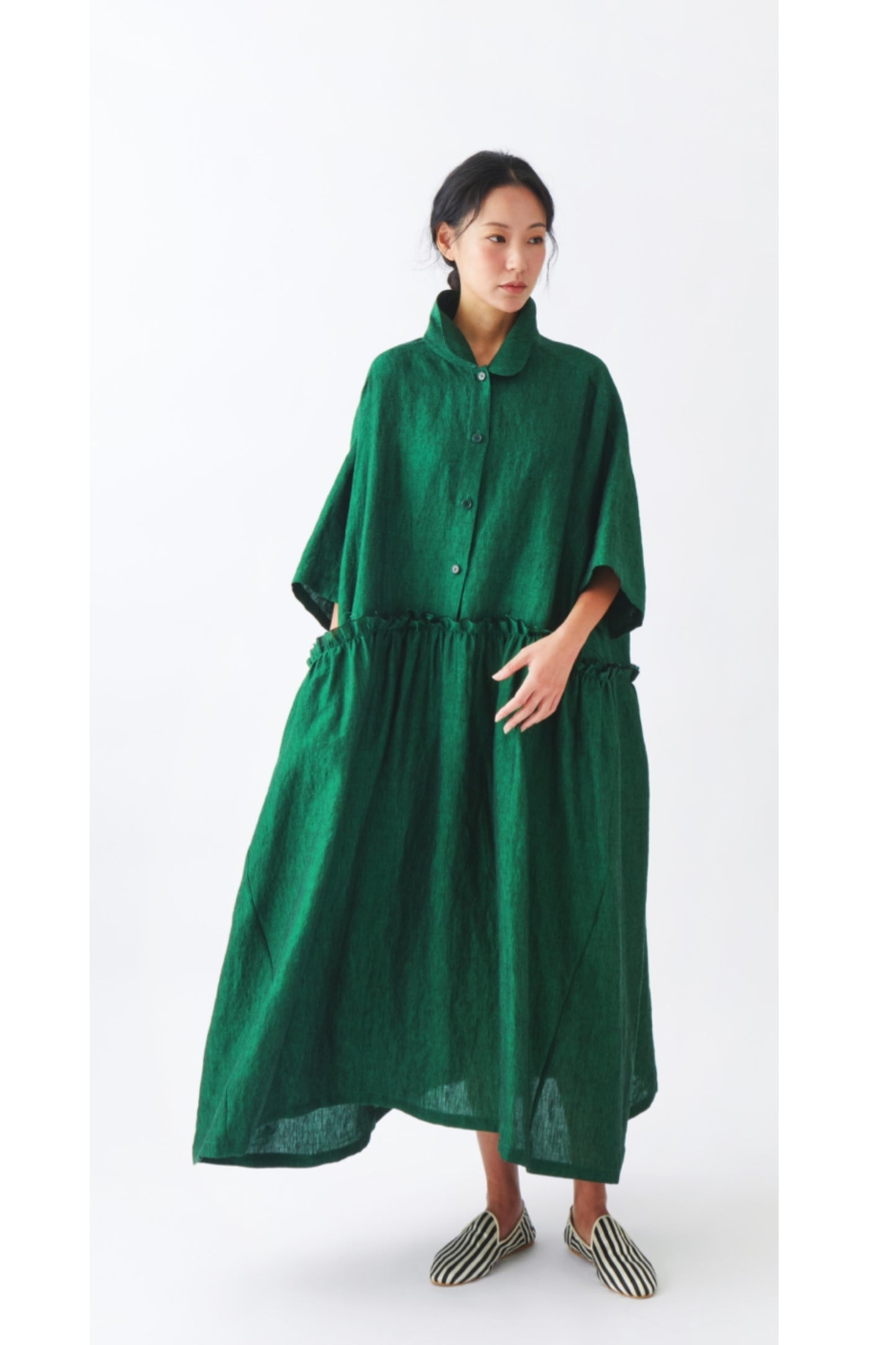 SOH - Green Linen Dress