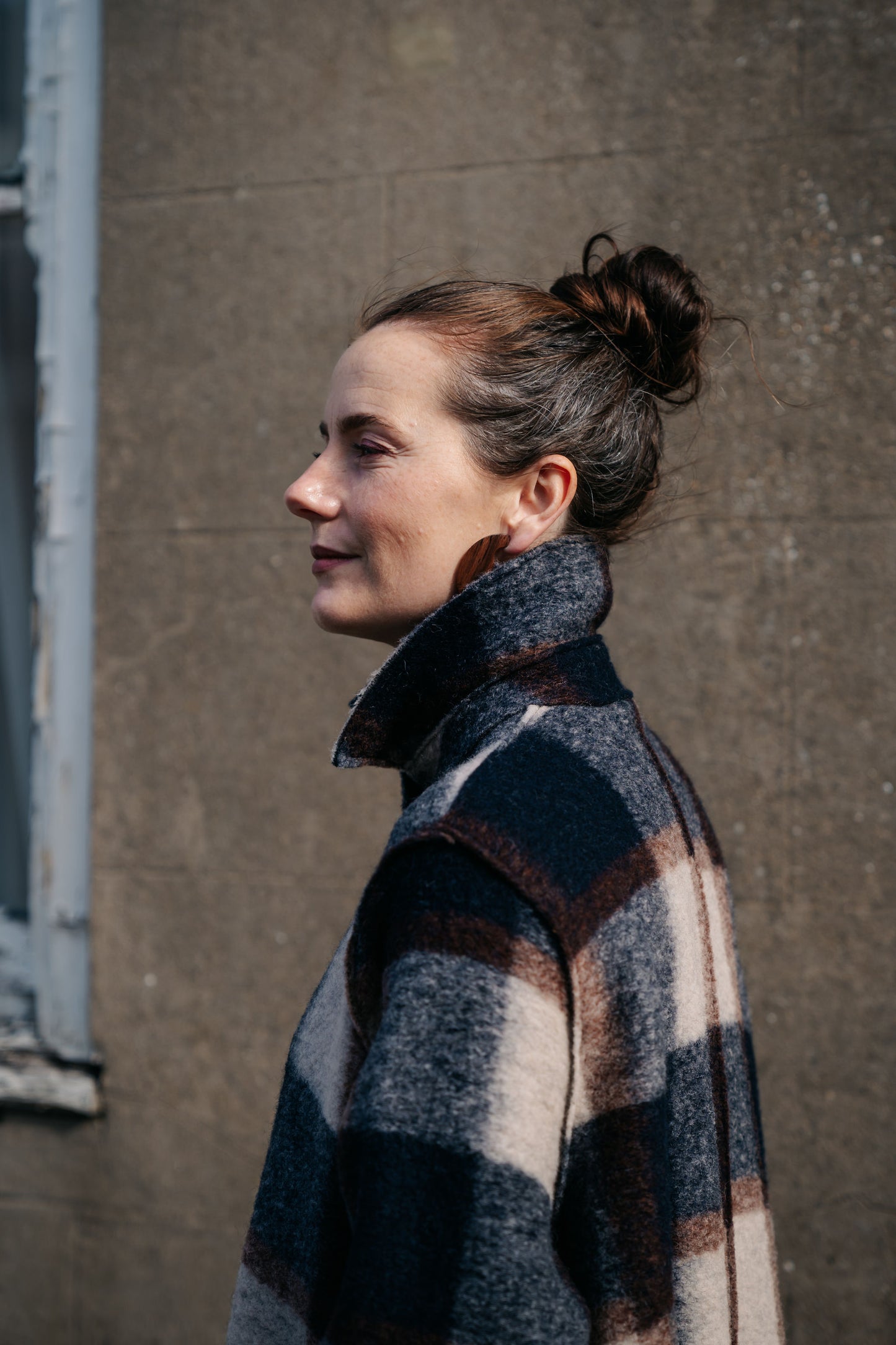 THING - Check Boiled Wool Shirt Jacket