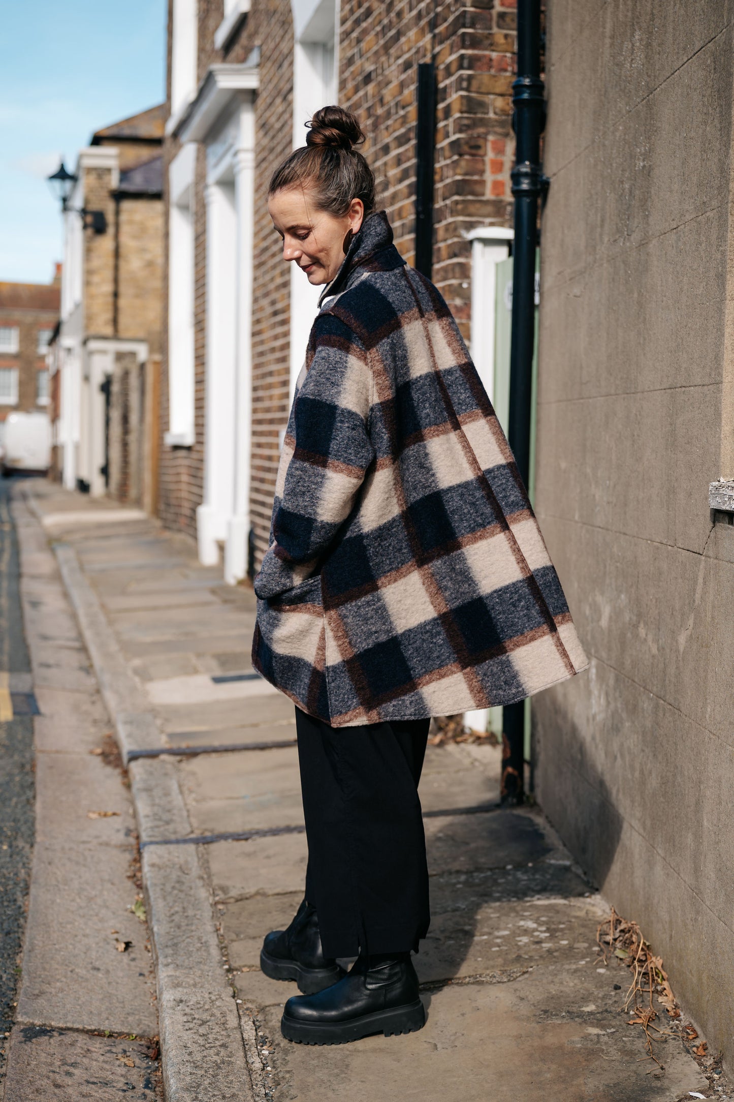 THING - Check Boiled Wool Shirt Jacket