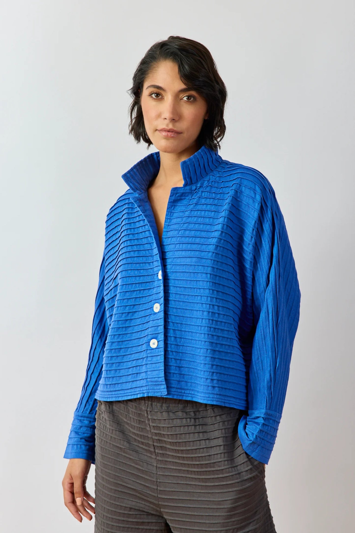 YACCOMARICARD - Jersey Cropped Jacket