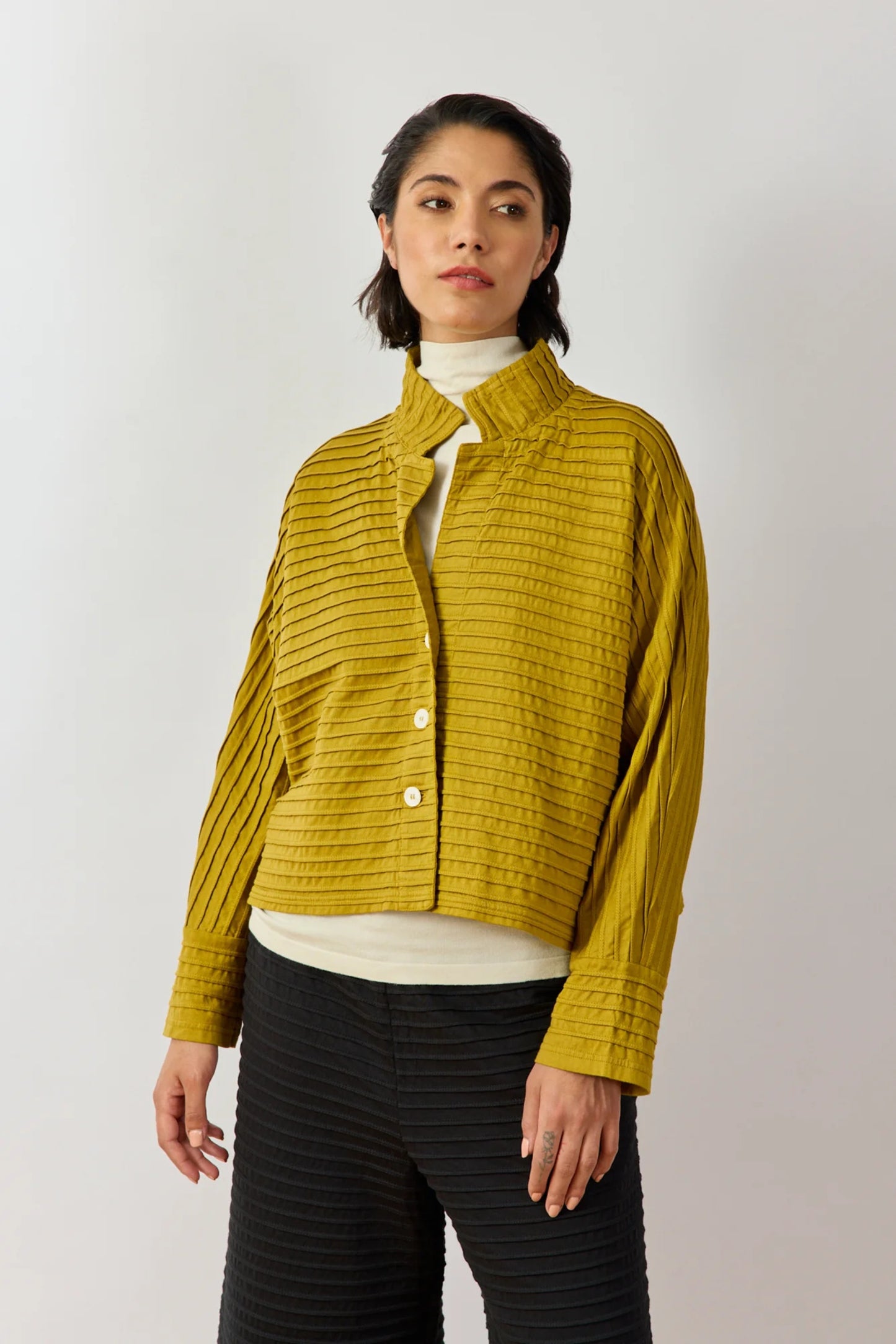 YACCOMARICARD - Jersey Cropped Jacket
