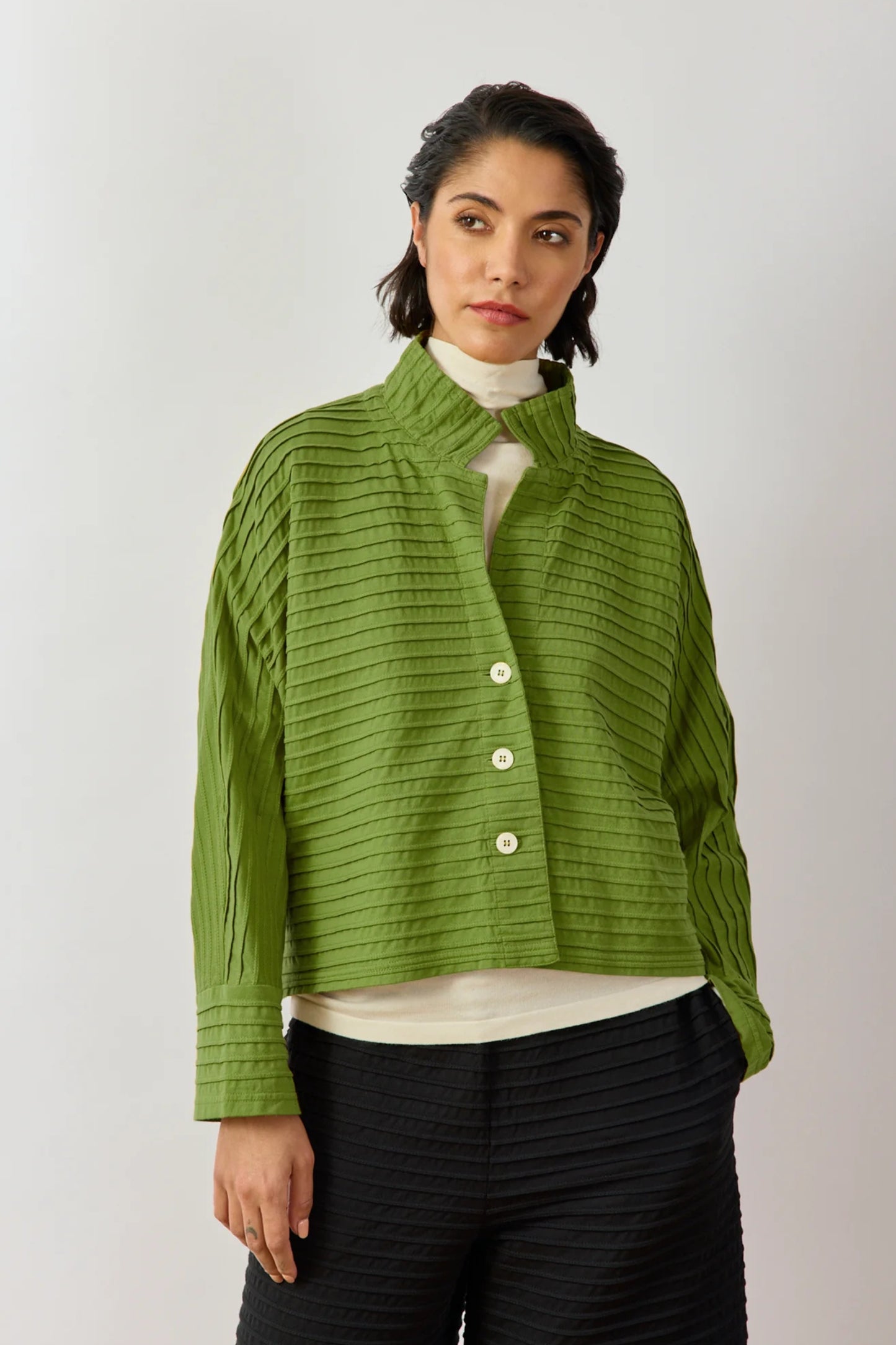 YACCOMARICARD - Jersey Cropped Jacket