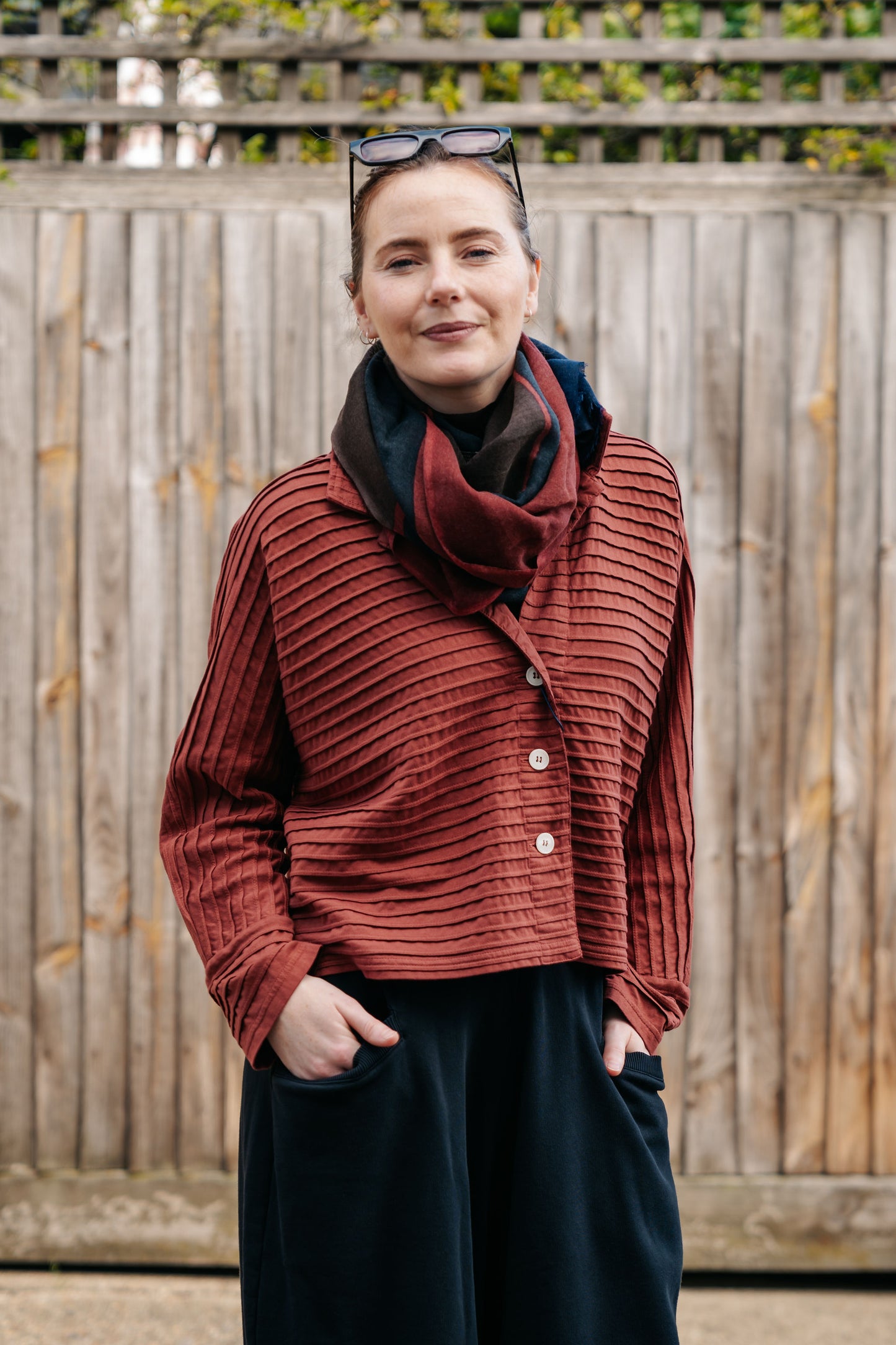 YACCOMARICARD - Jersey Cropped Jacket