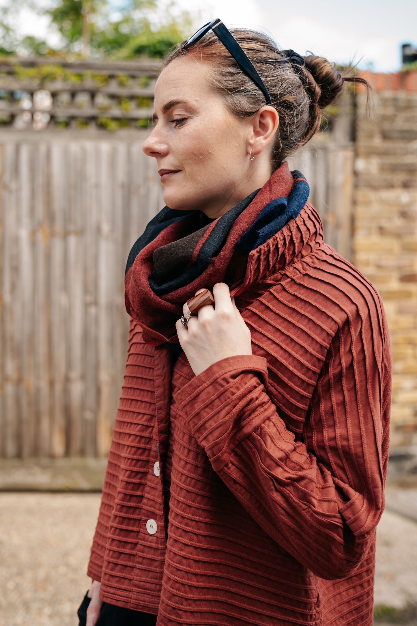 YACCOMARICARD - Jersey Cropped Jacket