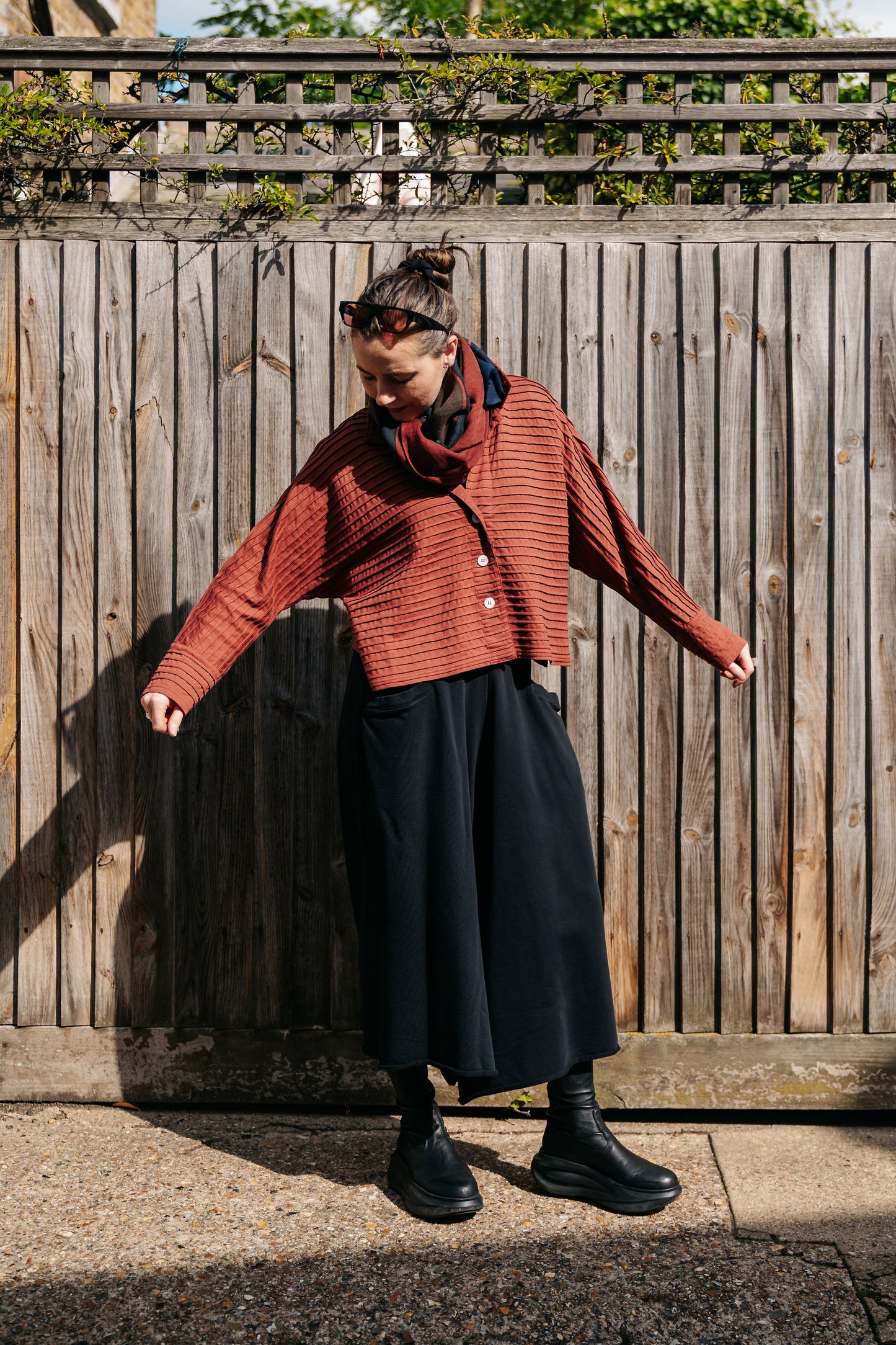 YACCOMARICARD - Jersey Cropped Jacket