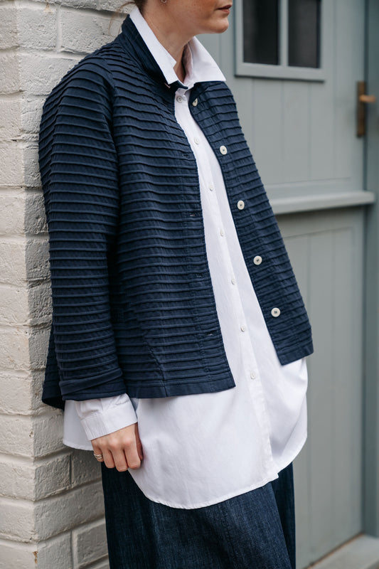 YACCOMARICARD - Jersey Split Hem Jacket