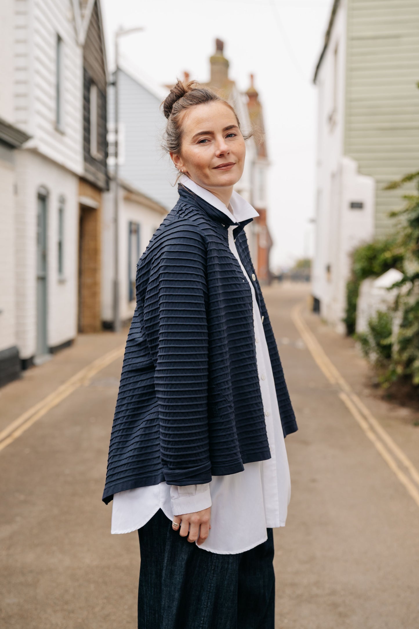 YACCOMARICARD - Jersey Split Hem Jacket