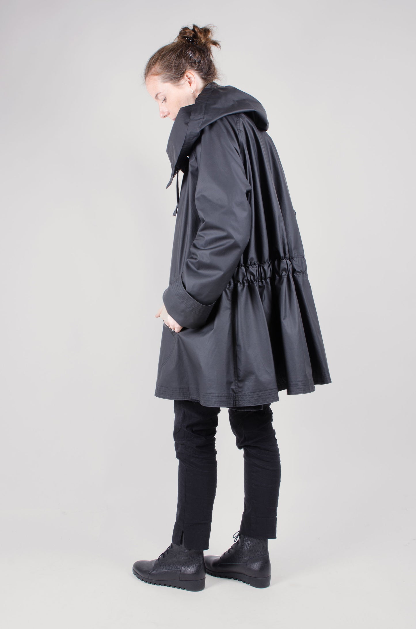 WATERPROOF - Hooded Coat - Black