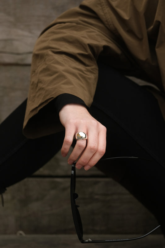 Silver Orb Ring