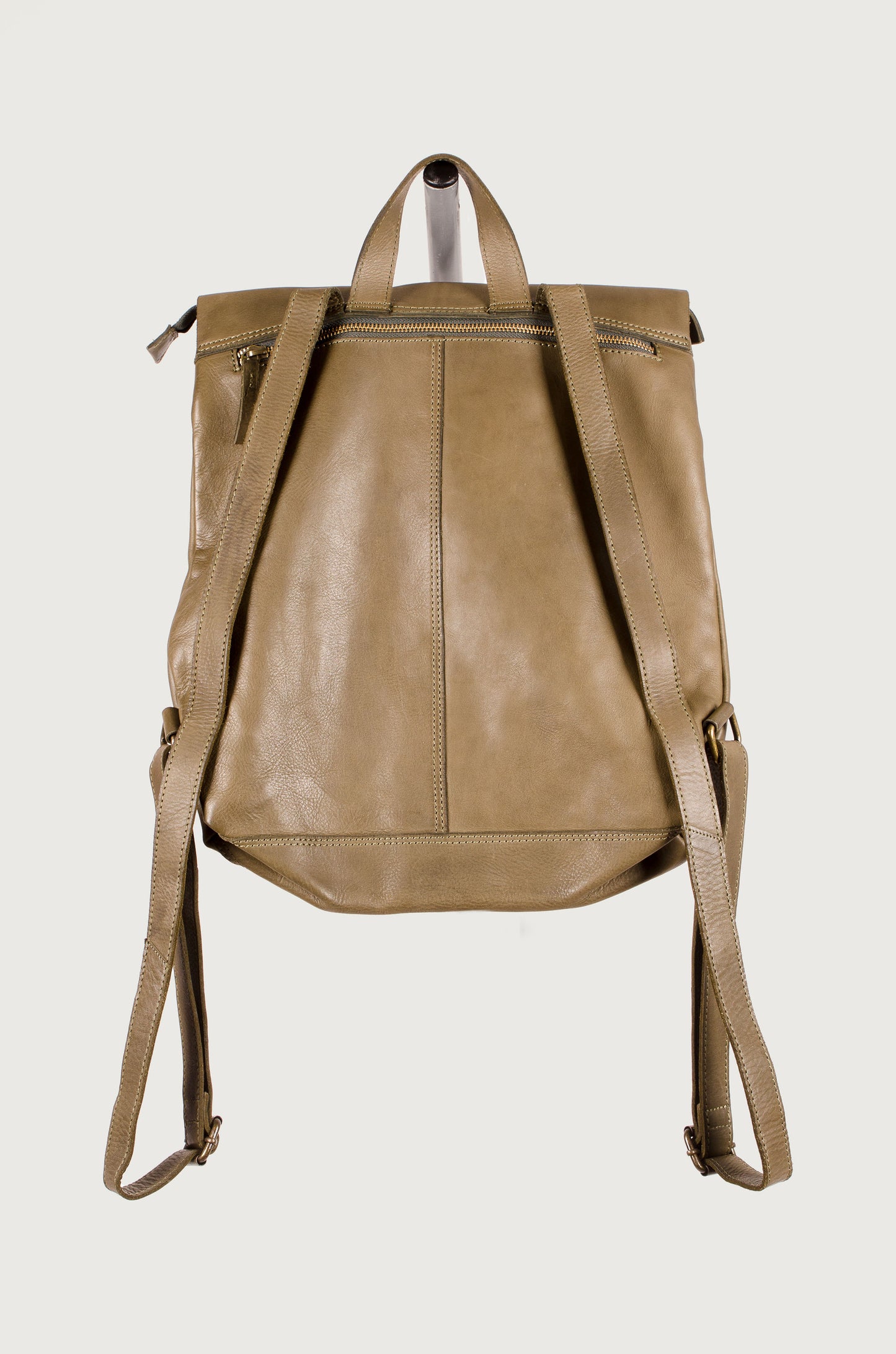 BOSTON- Leather Backpack